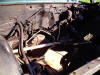 engine compartment in a 64 impala