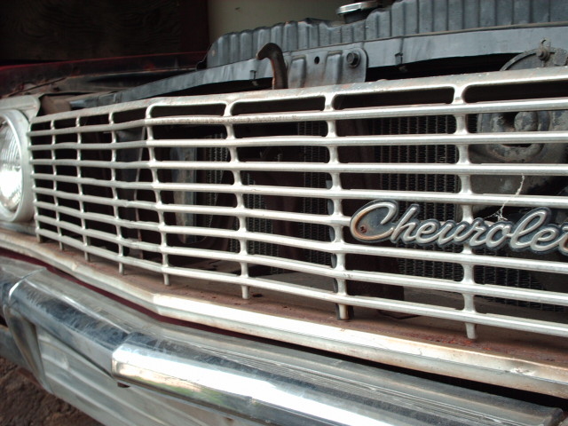 64 Impala picture of the grill Nice trim can make a classic car a beautiful