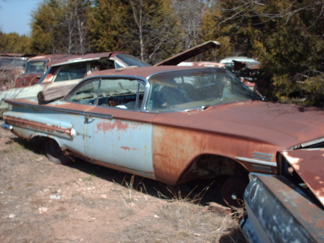 There are plenty of old Chevy's in this yard