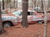 Side view of a 64 Impala 1847 body style with a hood scoop