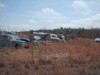 Old cars in the junk yard