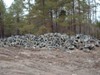 Piles of old tires taken off of classic cars