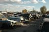 picture of parts in a classic car junk yard