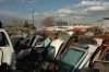 picture of parts in a classic car junk yard
