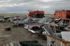 A row of 60's Ford Comets and Falcons for parts