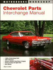 Chevy Auto Part Interchange Manual 1959-1970