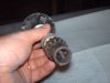 Picture of the chevy small block distributor oil pump drive key