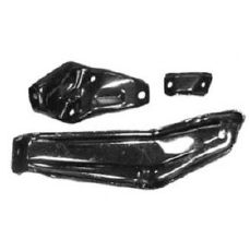 Chevrolet restoration parts, 1964 Impala 3 pc Right Side Front Bumper Bracket Set