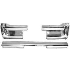 chevrolet restoration parts, 1964 Impala Rear Bumper, 3pc