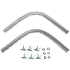 chevrolet restoration parts, 1964 Impala SS/Bel Air Rear Cove Molding, Outer