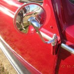 A new passenger side view mirror on this vw bug