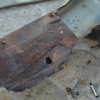 rusty lower filler panel on a 64 Impala