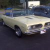 An unrestored 67 Cuda convertible