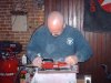 air sander used to level the bondo
